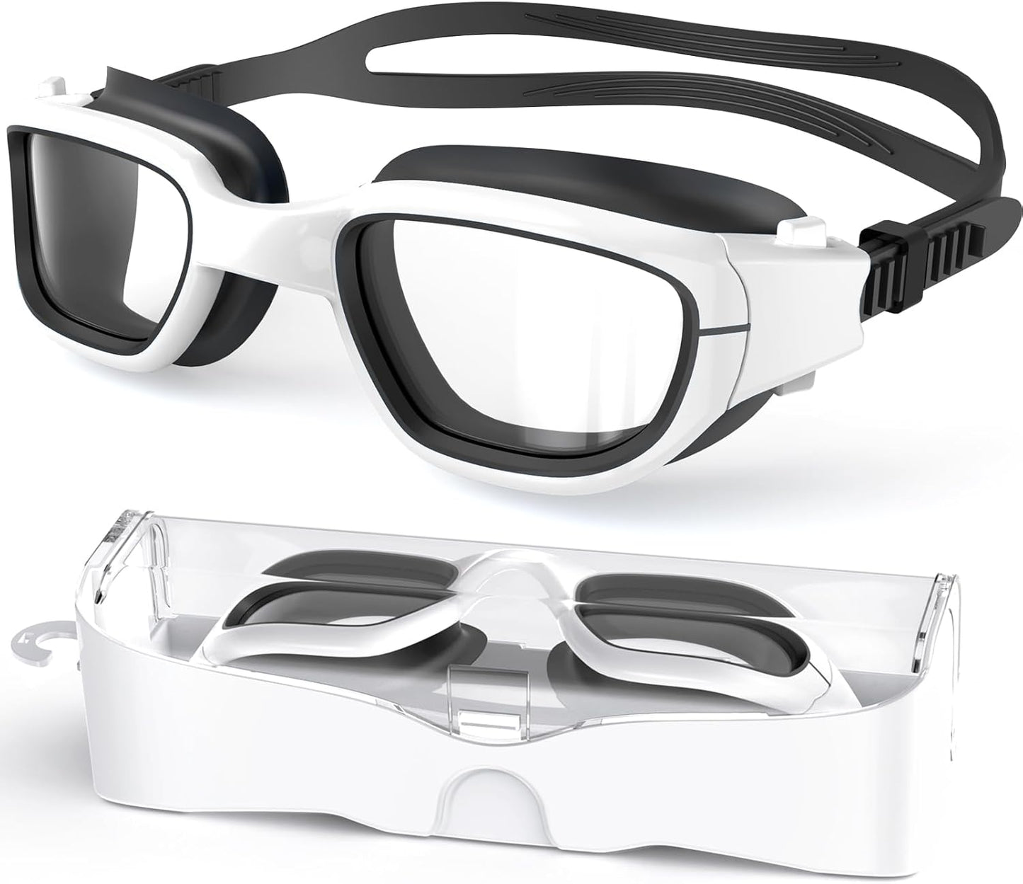 Kids Swim Goggles,Swimming Goggles for Kids 6-14, Anti-Fog UV Protection Pool Glasses for Boys Girls