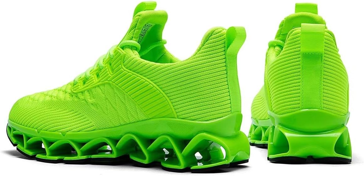 Mens Slip on Walking Running Shoes Blade Tennis Casual Fashion Sneakers Comfort Non Slip Work Sport Athletic Trainer