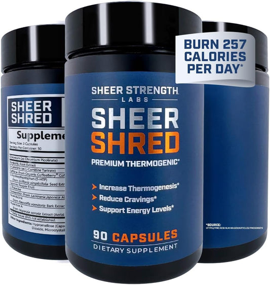 Thermogenic Capsaicin & L-Carnitine Premium Supplement for Men, Jitter-Free Blend of Capsaicin, Rauwolscine, Forskohlii, L-Carnitine & L-Theanine Supplement - 30SV