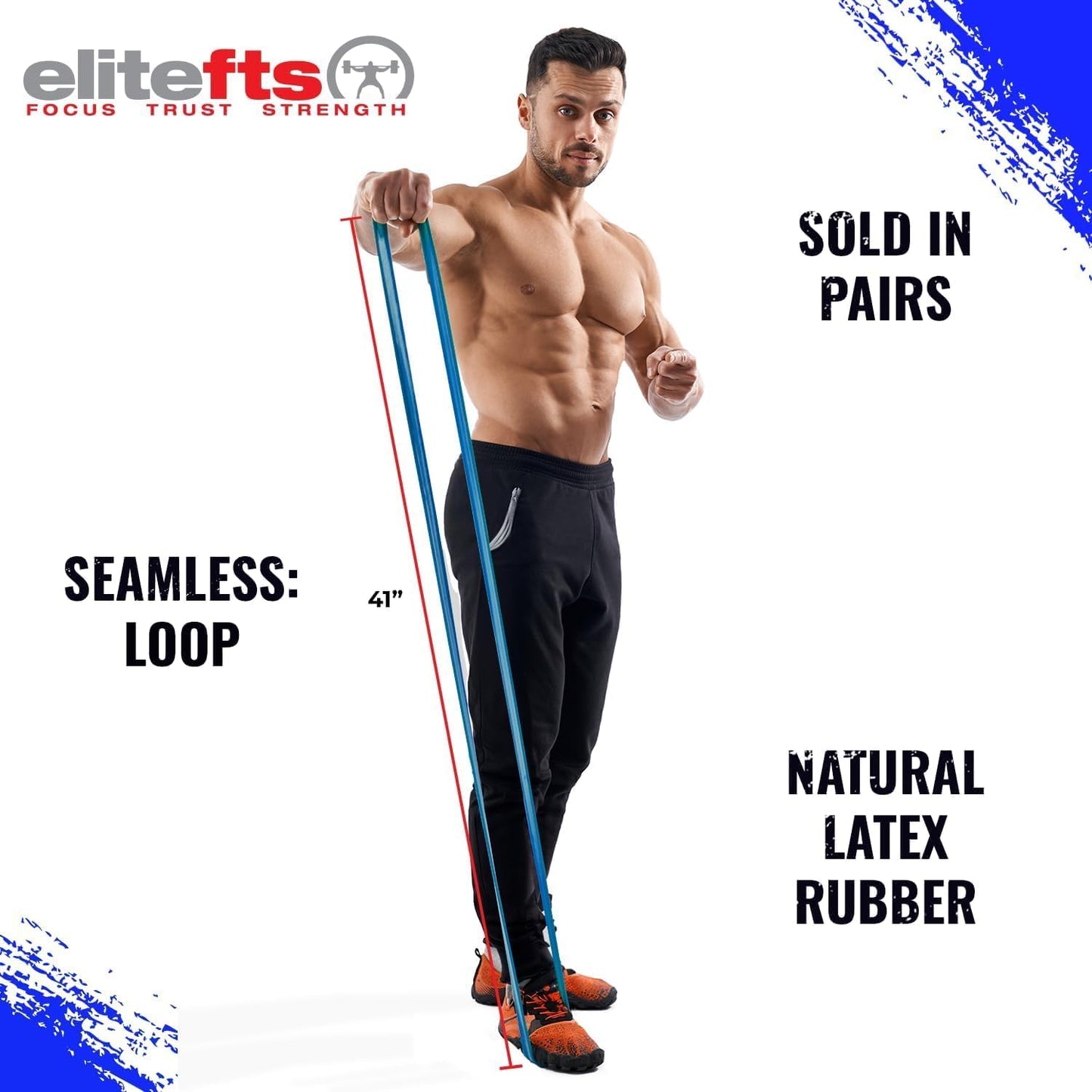 EliteFTS Pro Resistance Band - Boost Core Stability and Flexibility with This Portable, Joint-Friendly Tool