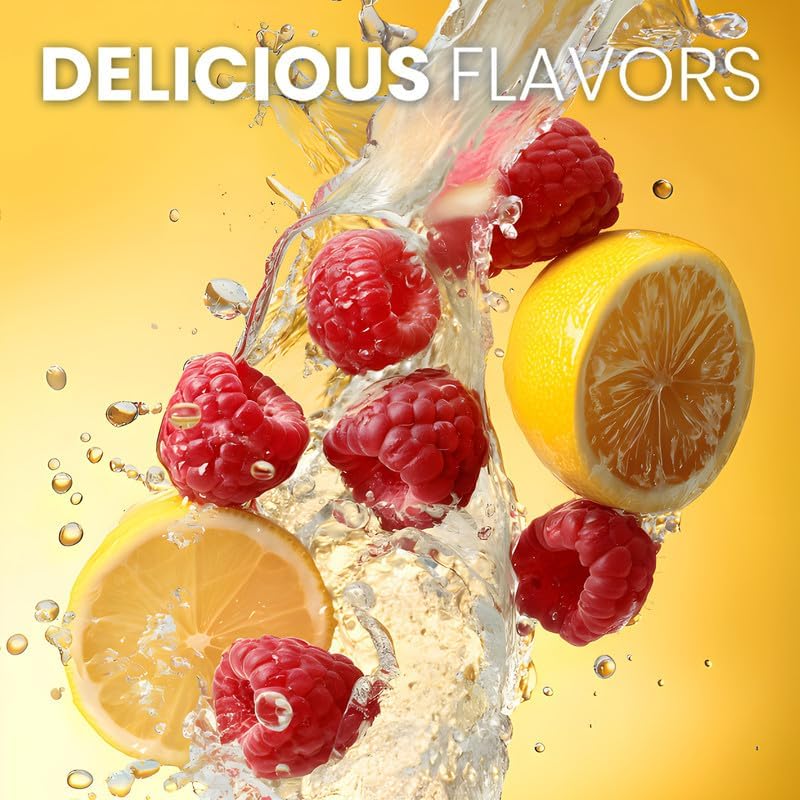 Keto Vitals Electrolytes Powder - Sugar Free Keto Electrolytes Powder with Potassium, Magnesium, Sodium, & Calcium - No Sugar Electrolyte Drink Mix & Hydration Powder, 60 Servings, Raspberry Lemonade