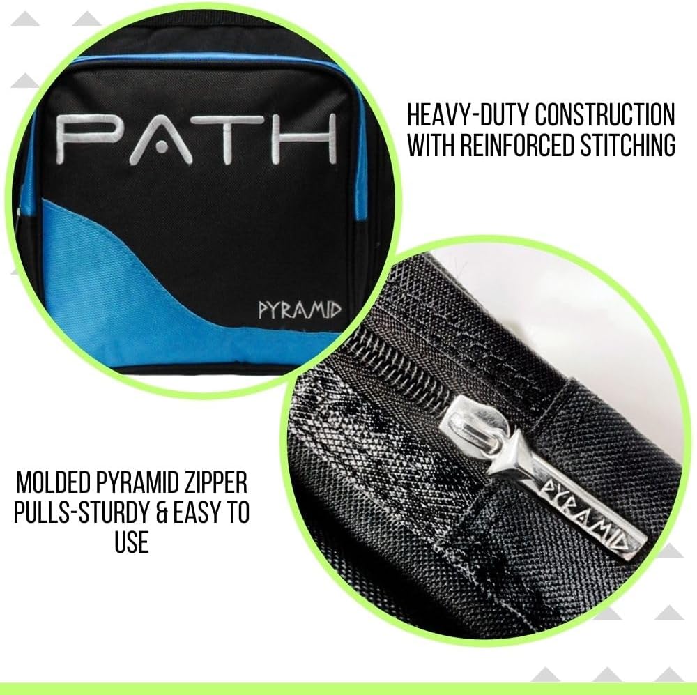 Pyramid Path Pro Deluxe Single Bowling Ball Tote - Holds One Ball, One Pair Shoes Up to Mens 15