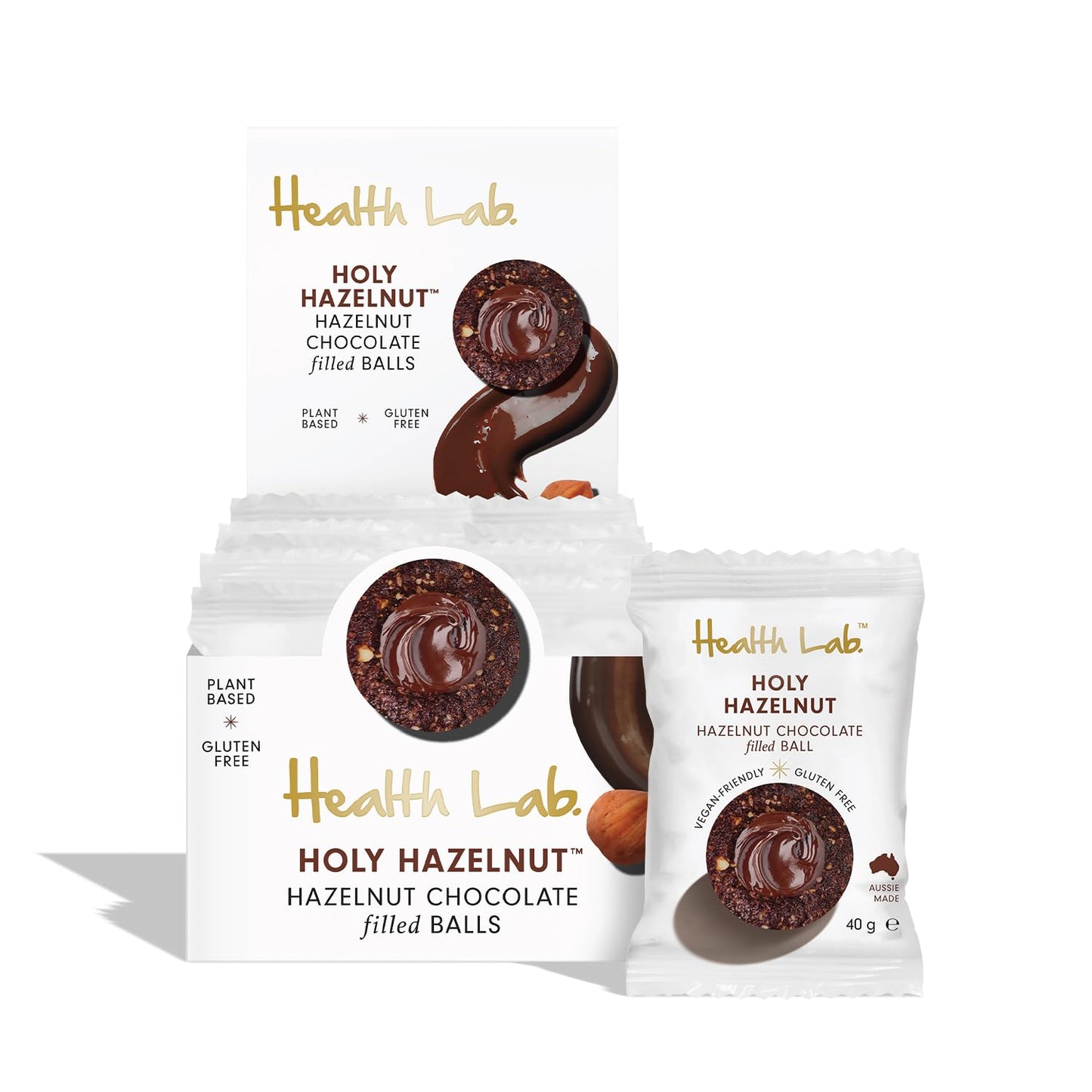 Health Lab - Holy Hazelnut Filled Balls 480g (12 x 40g)
