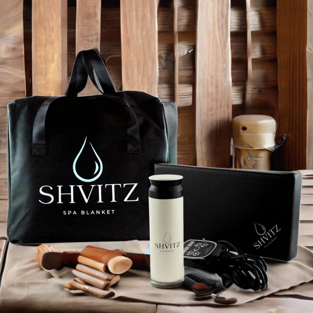 Shvitz Infrared Sauna Blanket - Portable Sauna For At Home Far Infrared Therapy to Detox and Relax Your Body and Mind - Used by the Elite and Athletes for Next Level Relaxation and Exercise Recovery