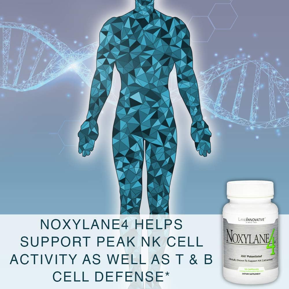 Lane Innovative - Noxylane 4, Supports Immune Protection, Supports Peak NK Cell Activity and T and B Cell Defense (25 Servings) | 2-Pack