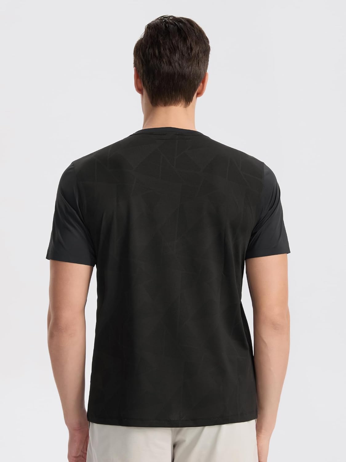 Mens Seamless Workout T-Shirts Lightweight Moisture Wicking Running Hiking Camping Tennis Pickleball Shirts for Men