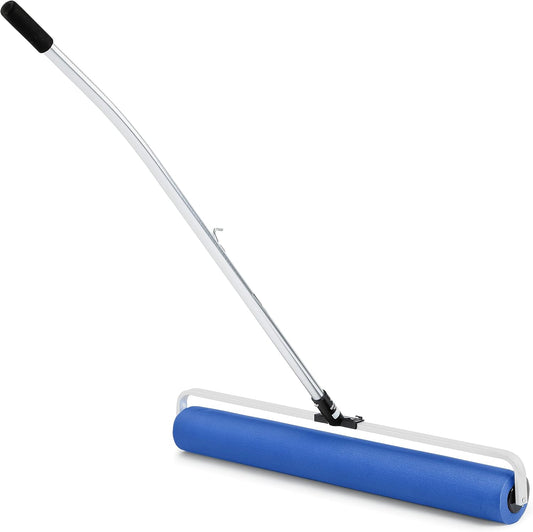 Gill Athletics Surface Roller, Tennis Court Squeegee - Blue PVA & PU Foam - Lightweight with Exceptional Court Coverage - 36in Wide Sweep Tennis Brush - Quick Clearing