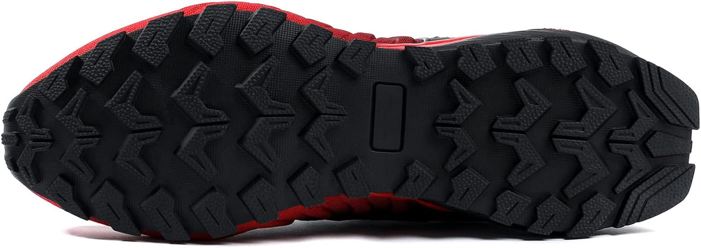 Kricely Men's Walking Shoes Breathable Lightweight Fashion Sneakers Non Slip Sport Gym Jogging Trail Running Shoes