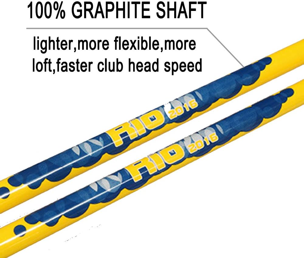 Acstar Two Way Junior Golf Putter Graphite Kids Putter Both Left and Right Handed Easily Use 3 Sizes to Choose Freely for Kids Ages 3-5 6-8 9-12