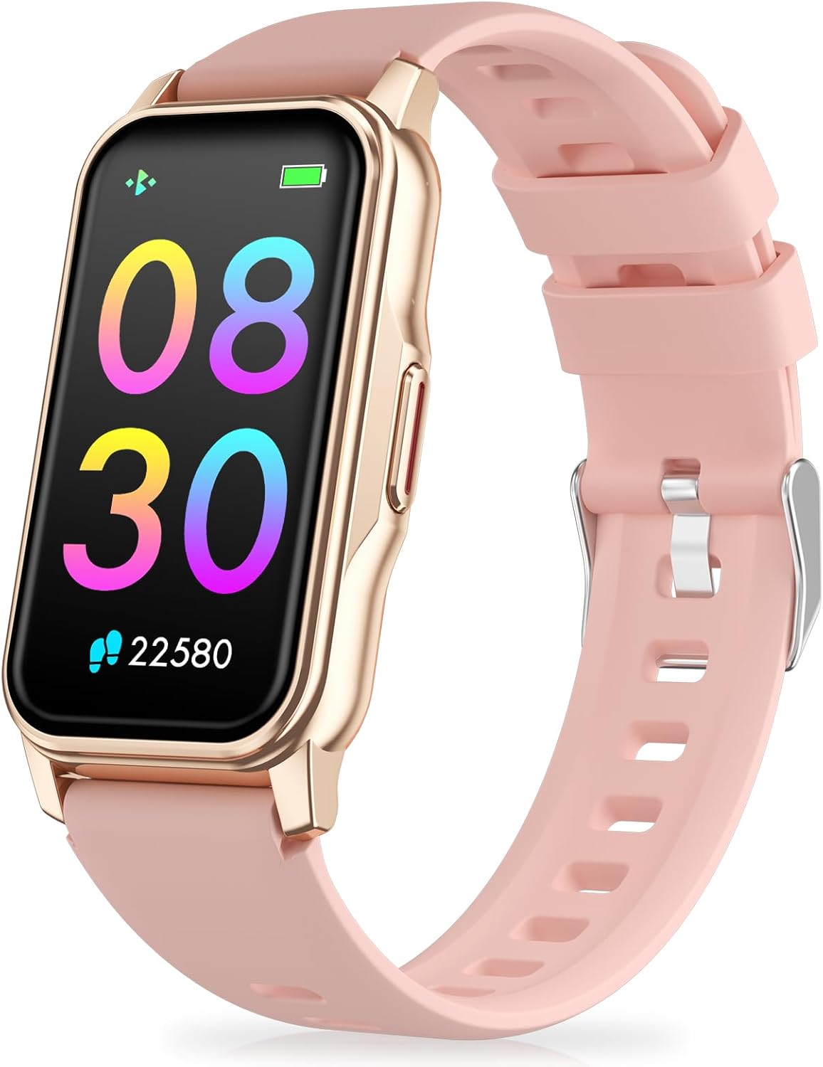 Fitness Tracker with Step Counter/Calories/Stopwatch, Activity Tracker, Health Tracker with Heart Rate Monitor, Sleep Tracker,1.47'' Touch Color Screen, Pedometer Watch for Women Men Kids