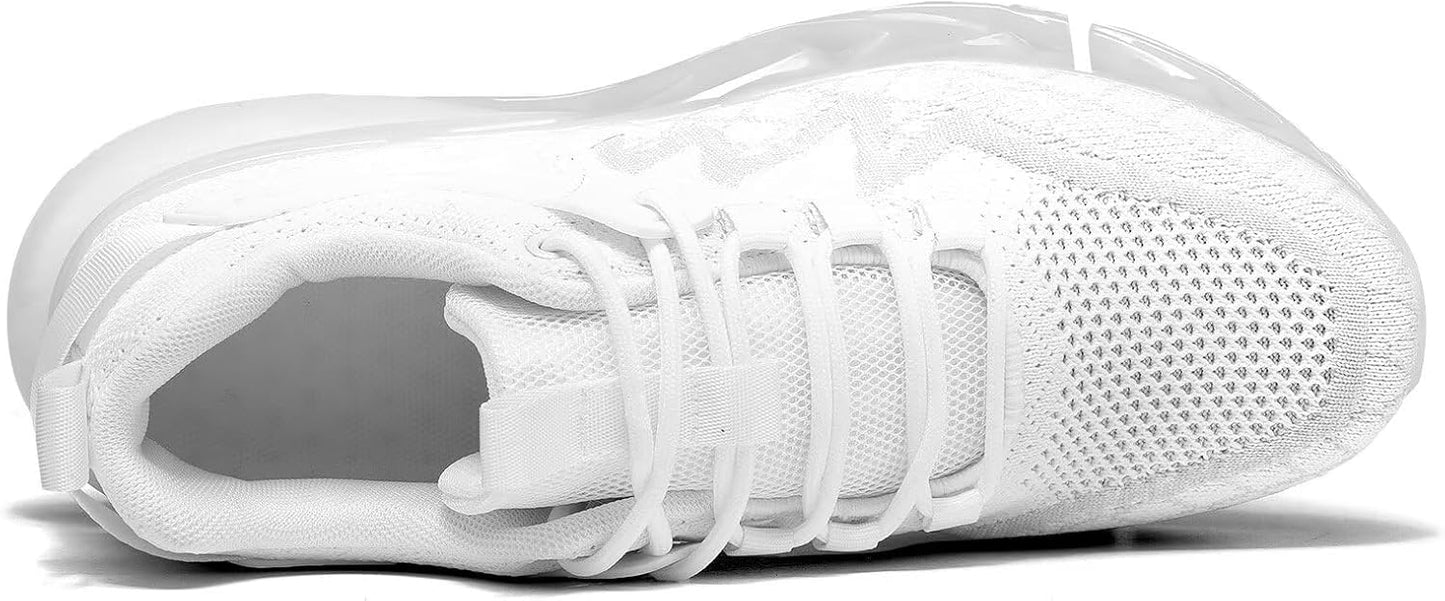 Men's Running Shoes Blade Tennis Walking Fashion Sneakers Breathable Non Slip Gym Sports Work Trainers