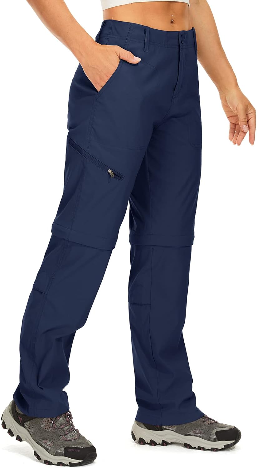 Women's Hiking Pants Convertible Zip Off Lightweight Quick Dry Outdoor Travel Camping Safari fising Pants