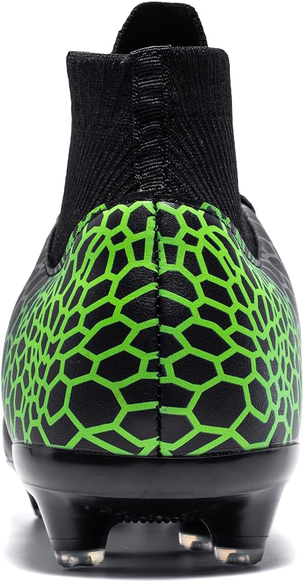 Boys Girls Soccer Cleats Youth Training Football Cleats High-top Soccer Shoes for Little/Big Kid