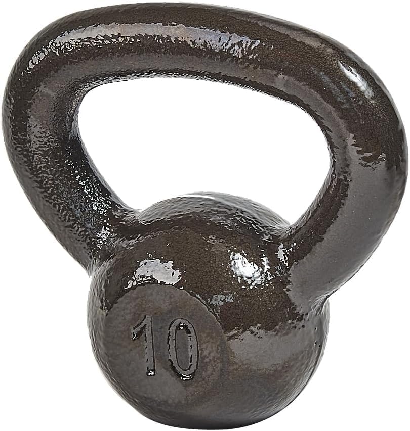 Cast Iron Kettlebell Weights for Home Gym, Heavy Duty Strength Training, Workout Equipment for HIIT, Functional Fitness