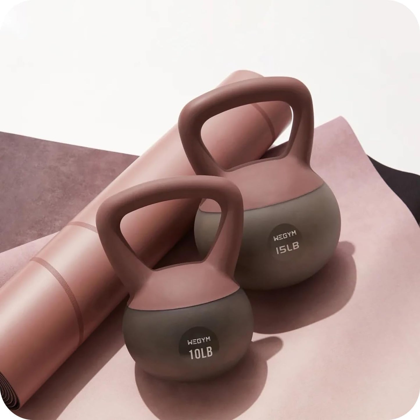 Soft Kettlebells with Cushioned Impact-Resistant Base and Anti-Slip, Wide-Grip Handle for Home Workouts, Weightlifting, and Full Body Strength Training