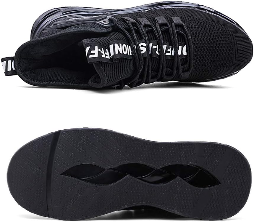 Hello MrLin Men's Running Shoes Non Slip Athletic Tennis Walking Blade Type Sneakers Hip Hop