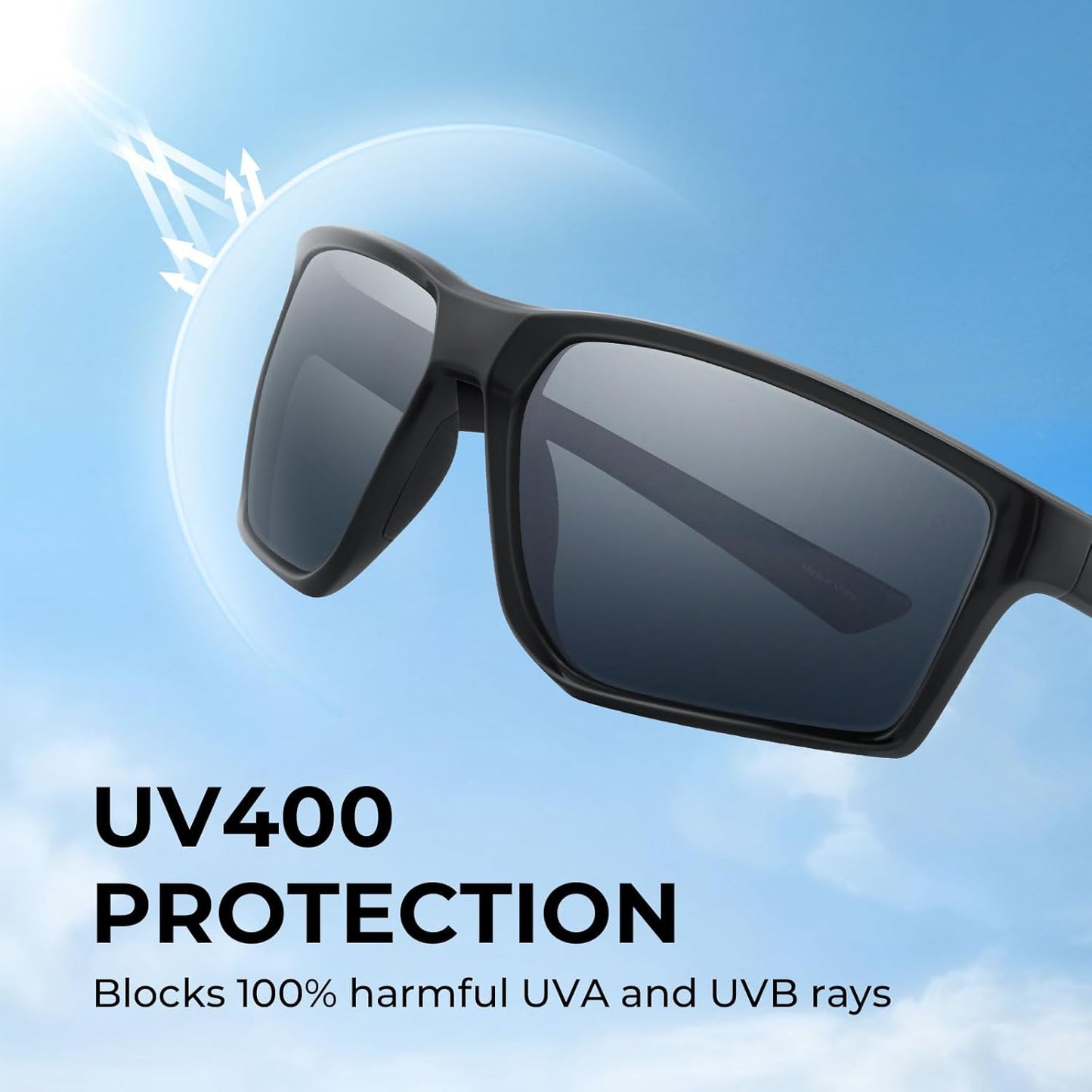 KastKing Osage Polarized Sport Sunglasses for Men and Women, Ideal for Driving Fishing Cycling Running, UV Protection