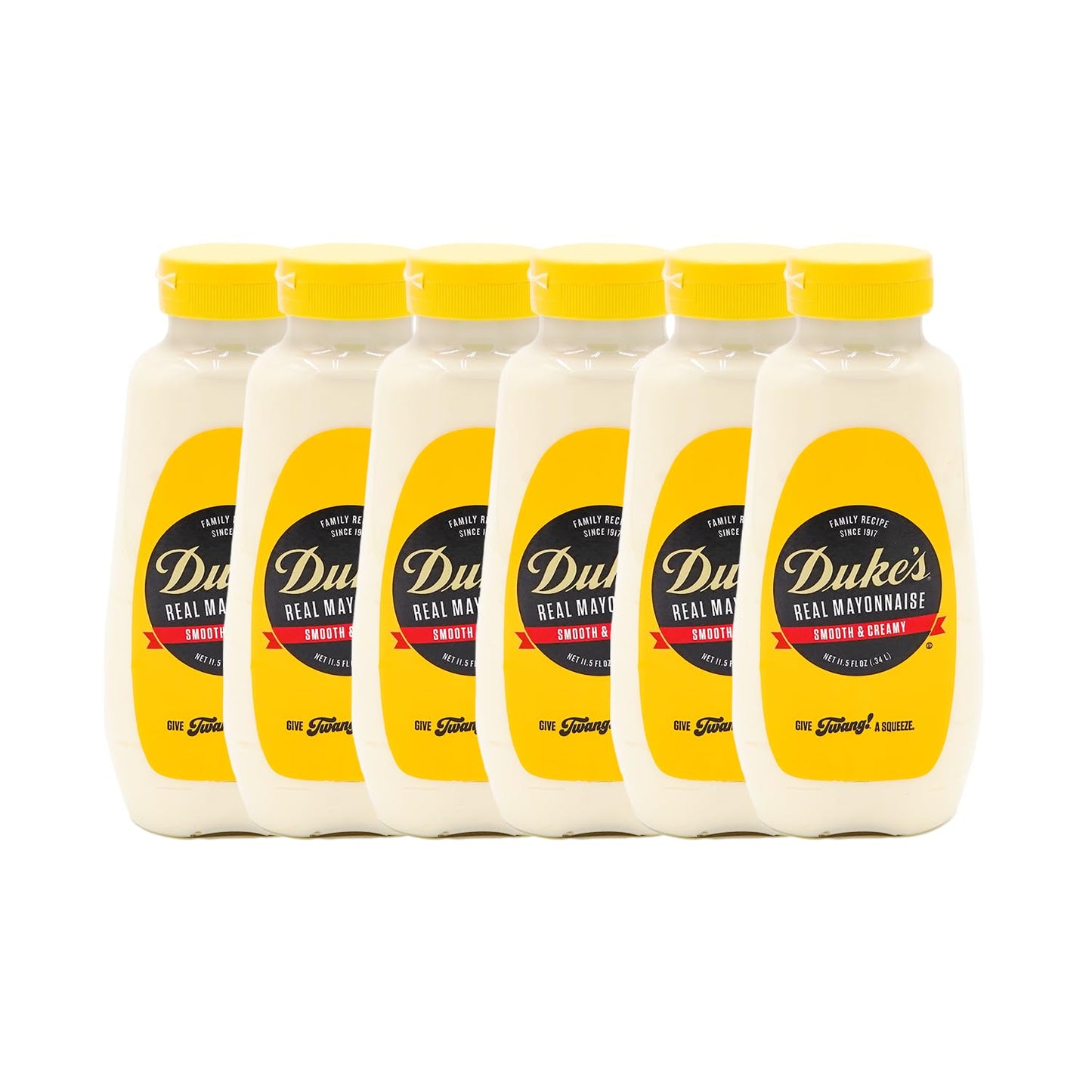 Duke’s Real Mayonnaise Squeeze Bottle – Original Smooth & Creamy Taste, 11.5 Ounce (Pack of 6)