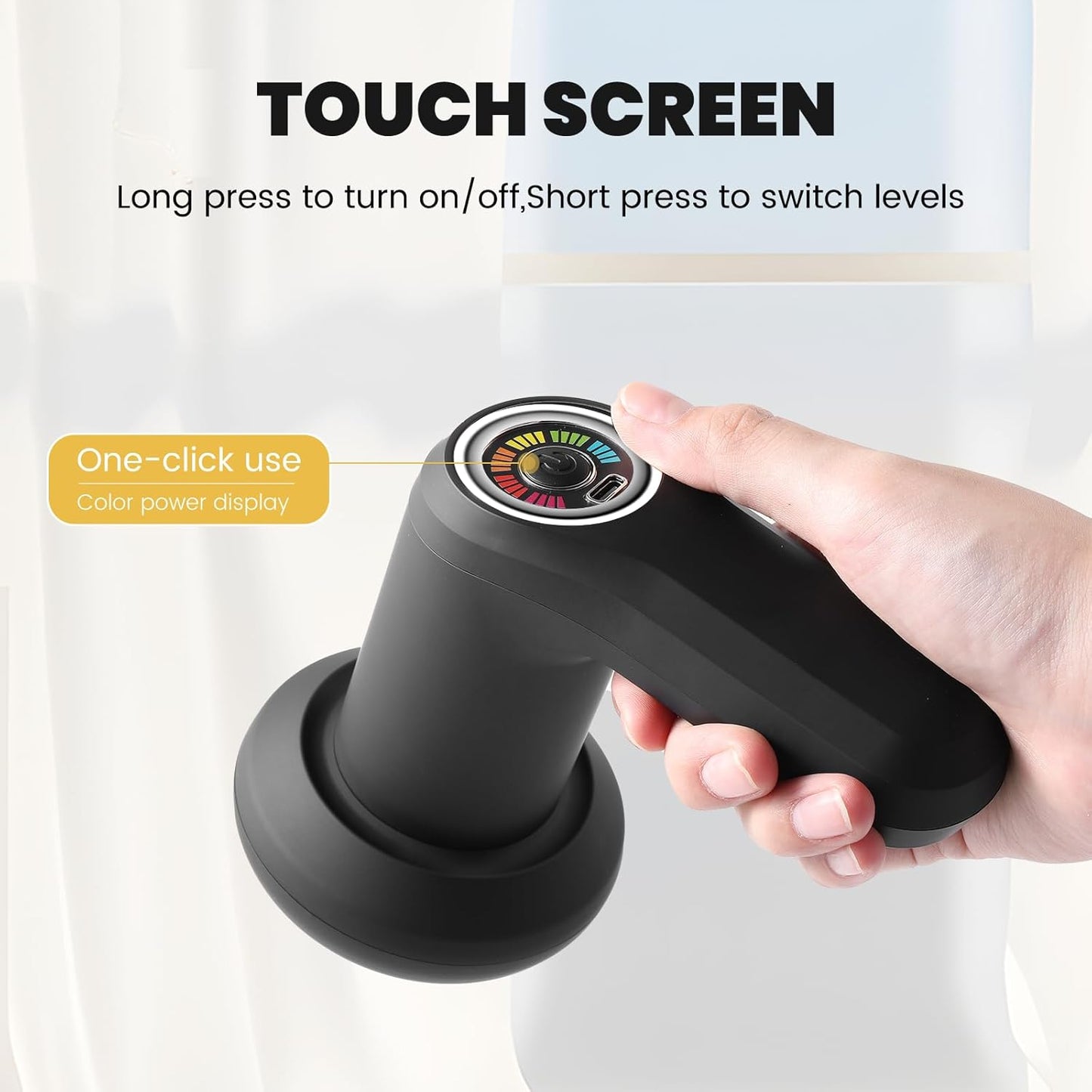 Portable Cellulite & Fat Massager - Handheld Cordless Body Sculpting Machine for Lymphatic Drainage, Stomach, Thighs, Butt, Neck - Women & Men