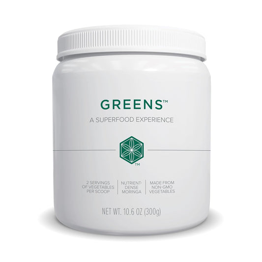 Isagenix Moringa Greens - Green Drink Powder with Antioxidants & Superfoods - Nutritional Supplement - Made with Non-GMO, Whole-Food Vegetables - 10.6 oz (30 Servings)