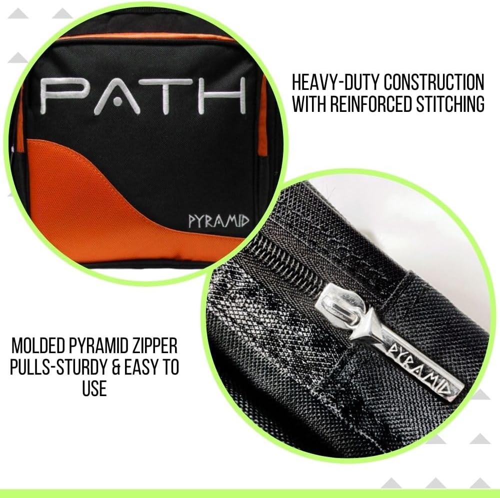 Pyramid Path Pro Deluxe Single Bowling Ball Tote - Holds One Ball, One Pair Shoes Up to Mens 15