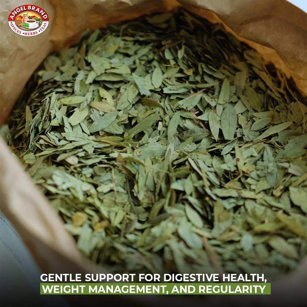 Angel Brand Senna Leaf – 0.5 oz Pouch – Dried Senna Leaves for Tea, Herbal Infusions, and Traditional Uses