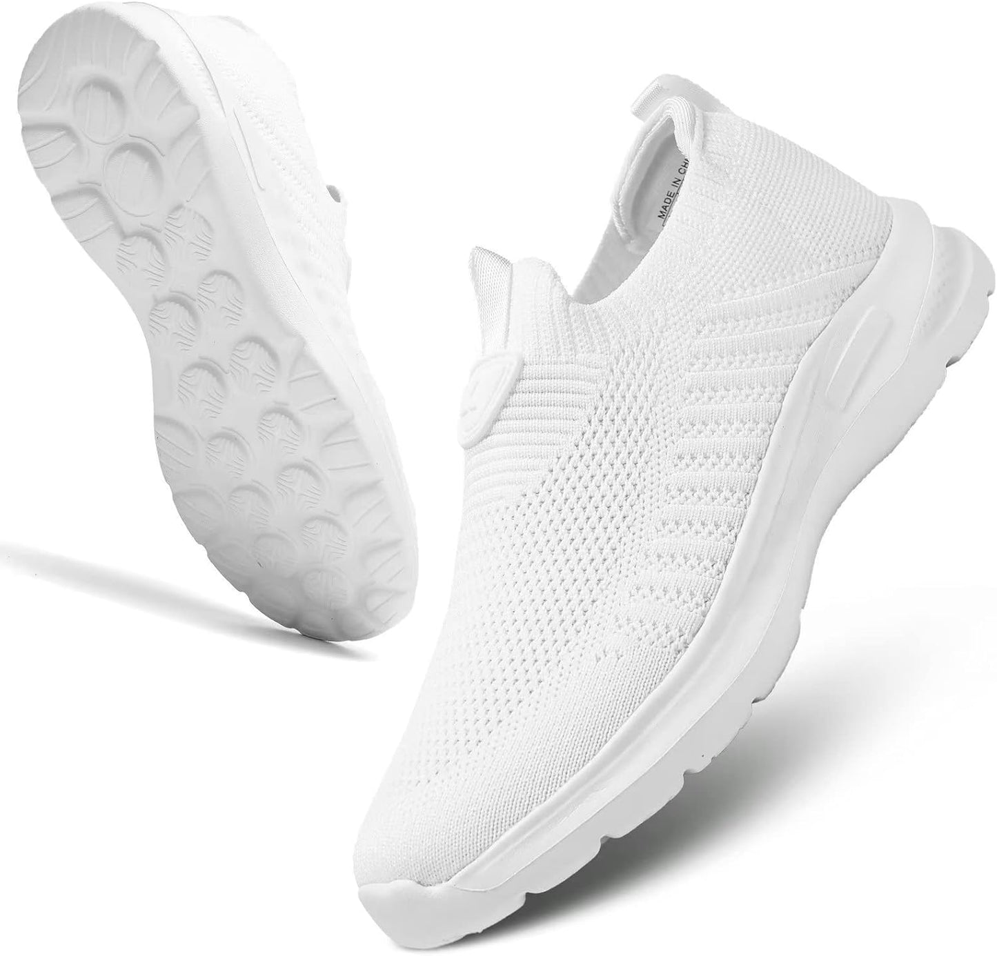 Mens Walking Shoes Lightweight Breathe Mesh Running Shoes Slip On Fashion Tennis Sneakers Comfort Gym Workout Zapatos de Hombre