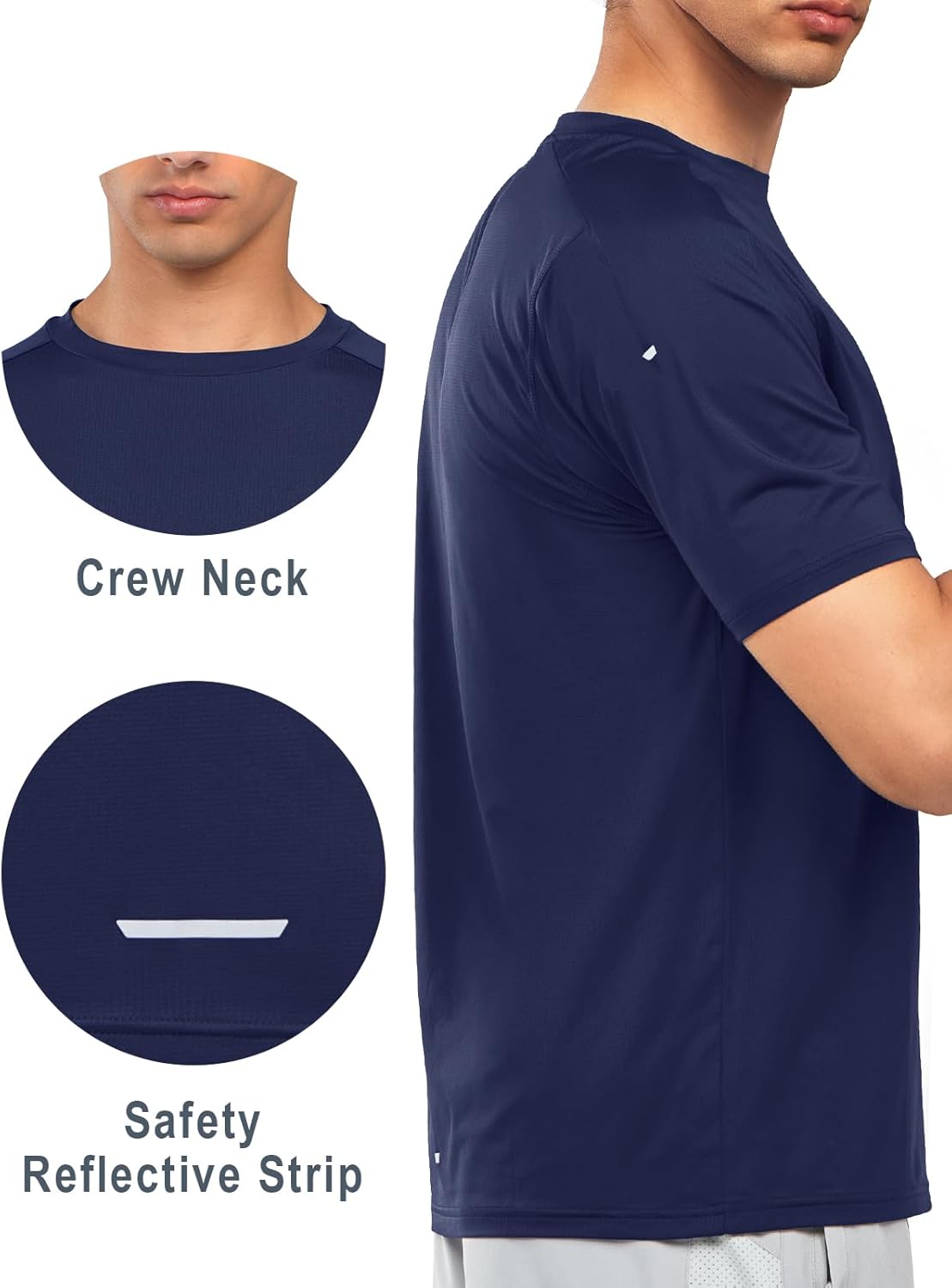 NORTHYARD Men's Athletic Running T-Shirts Quick Dry Workout Shirts Short-Sleeve Sports Gym Tee Tops Performance Activewear