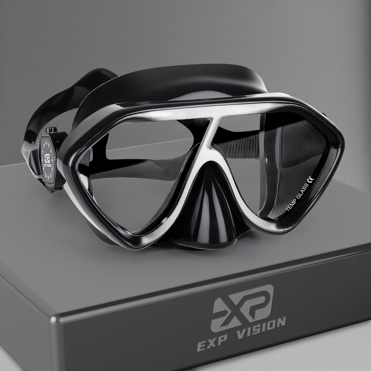 Scuba Diving Mask for Adults - Premium Anti-Fog Snorkeling Mask Comfortable & Leak-Proof Swim Goggles with Nose Cover for Scuba Diving, Snorkeling & Underwater Adventures