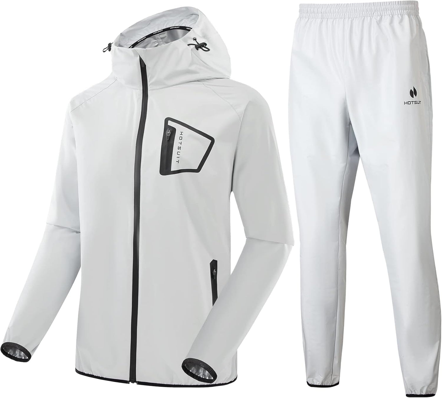 HOTSUIT Sauna Suit Men Anti Rip Boxing Sweat Suits Exercise Workout Jacket