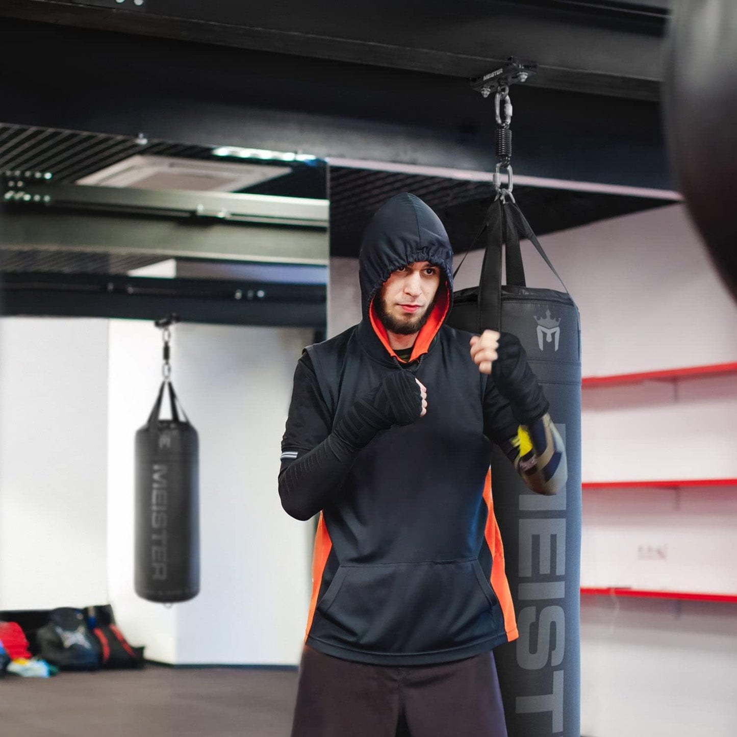 Meister - Clamp Suspension Bracket for Boxing and MMA, Suspension Straps and roof Accessories