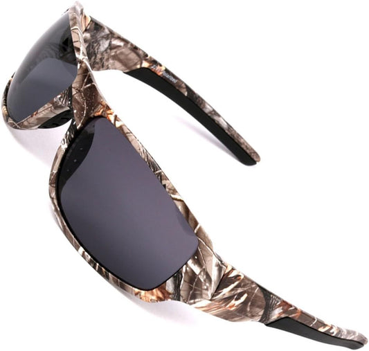 Polarized Outdoor Sports Sunglasses Tr90 Camo Frame for Men Women Driving Fishing Hunting Reduce Glare