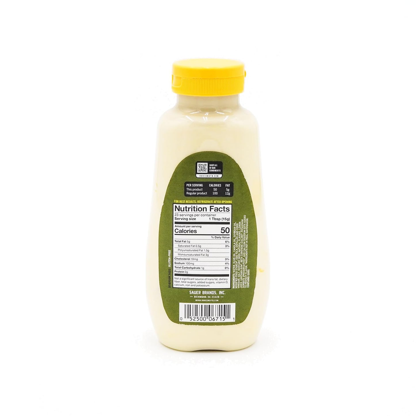 Duke’s Light Mayonnaise with Olive Oil Blend Squeeze Bottle – Smooth & Creamy, 11.5 Ounce (Pack of 6)