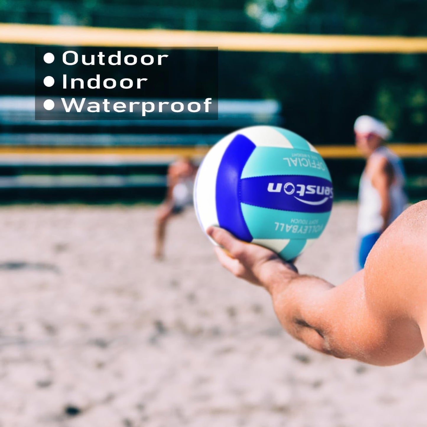Senston Volleyball Official Size 5 - Waterproof Indoor/Outdoor Soft Volleyball for Kids Youth Adults,Beach Play, Game,Gym,Training