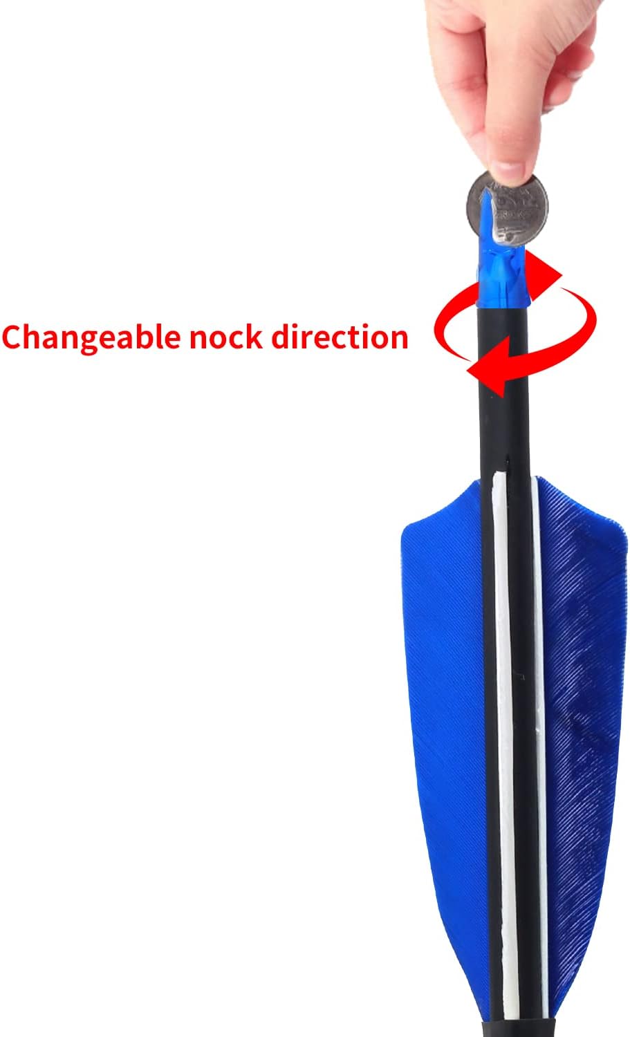 Archery 31" Hunting Arrows with 4" Natural Turkey Feather Carbon Arrows Target Practice Arrows for Traditional Bow Recurve Bow & Longbow - 12Pcs