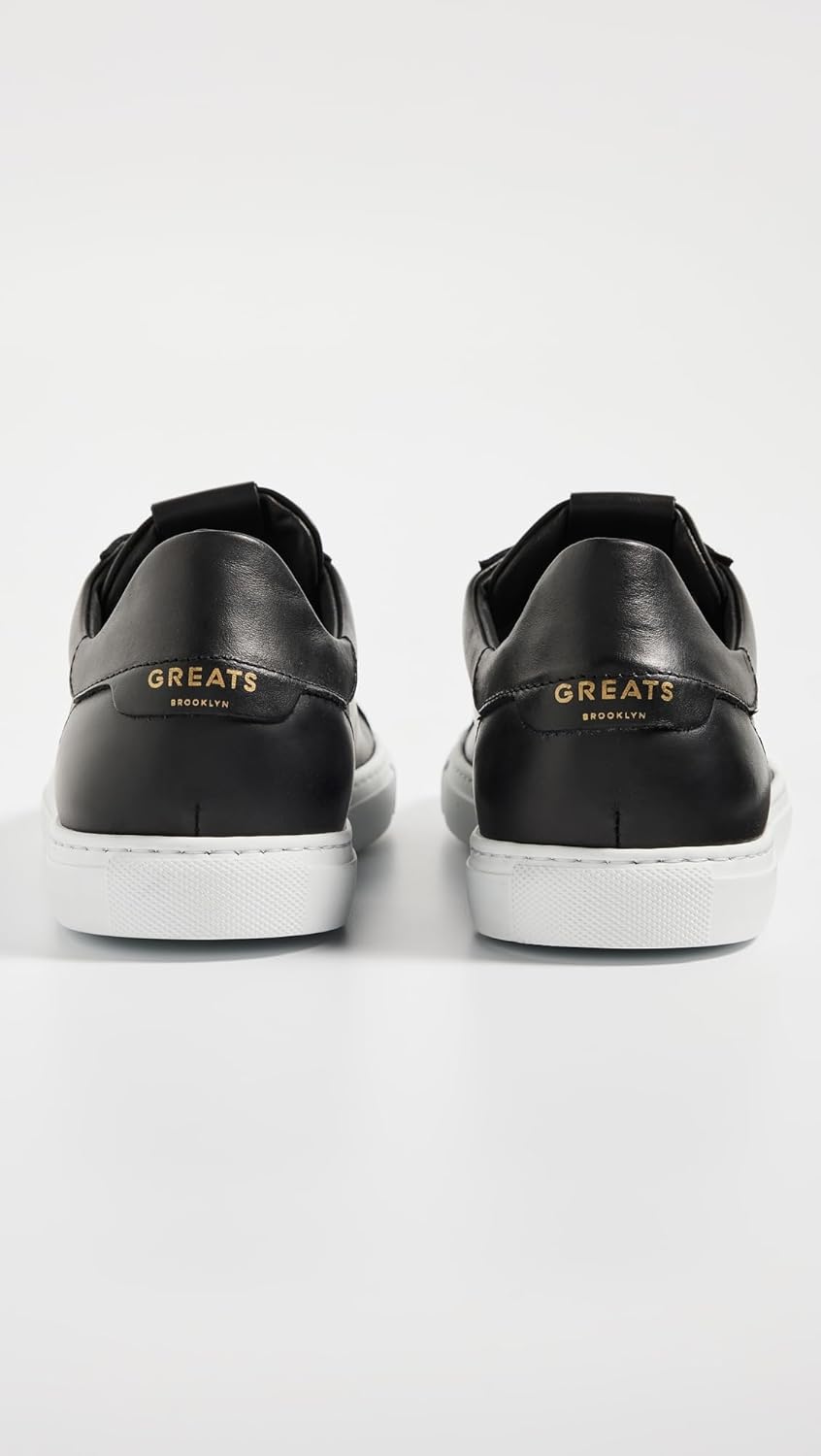 GREATS Men's Reign Low Top Leather Sneakers