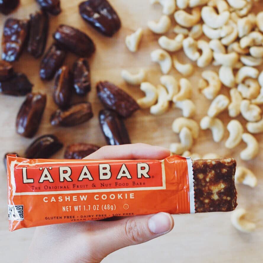 Larabar Cashew Cookie, Gluten Free Vegan Fruit & Nut Bars, 1.7 oz, 12 ct