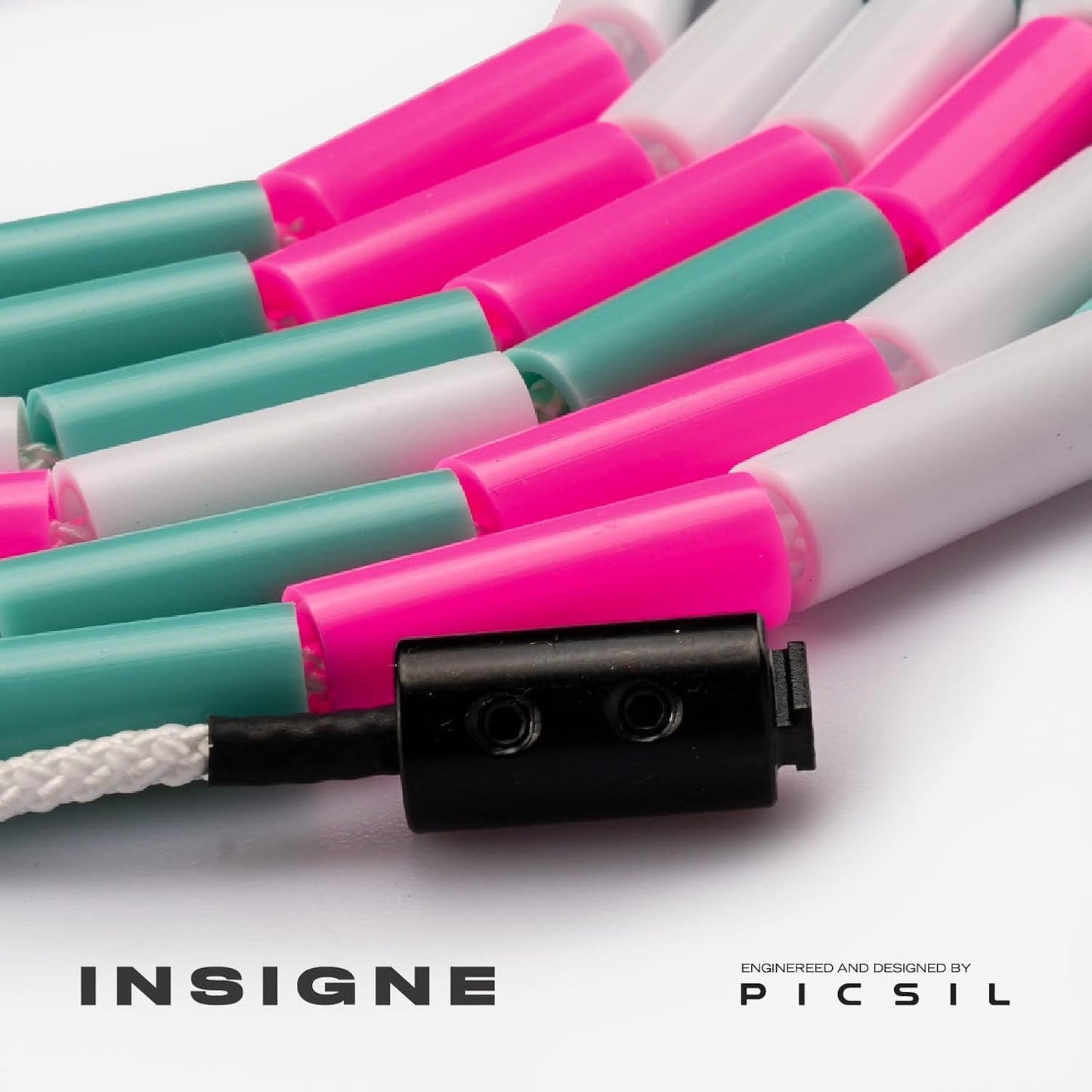 Picsil Insigne Jump Rope, Versatile Speed Rope in 3 Modalities, Fast, Weighted or Crossover Jump Rope, Adaptable to Any Type of Training From Speed to Strength Work