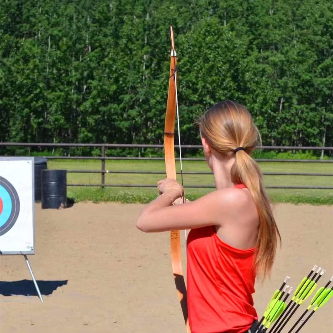 AF Archery Tatar Recurve Bow, 54" Traditional Laminated Horse Bow for Mounted Archery and Precision Shooting Longbow Left Right Hand