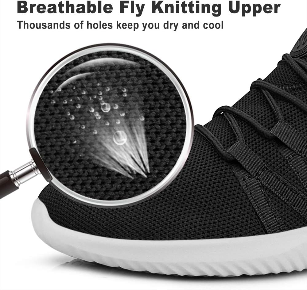 Feethit Mens Slip On Running Shoes Breathable Lightweight Comfortable Fashion Non Slip Sneakers for Men