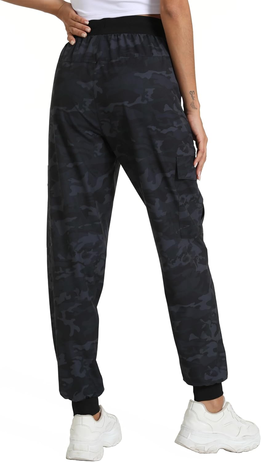 Women's Lightweight Cargo Pants with Pockets Stretchy Quick Dry Hiking Pants for Travel Casual Outdoor