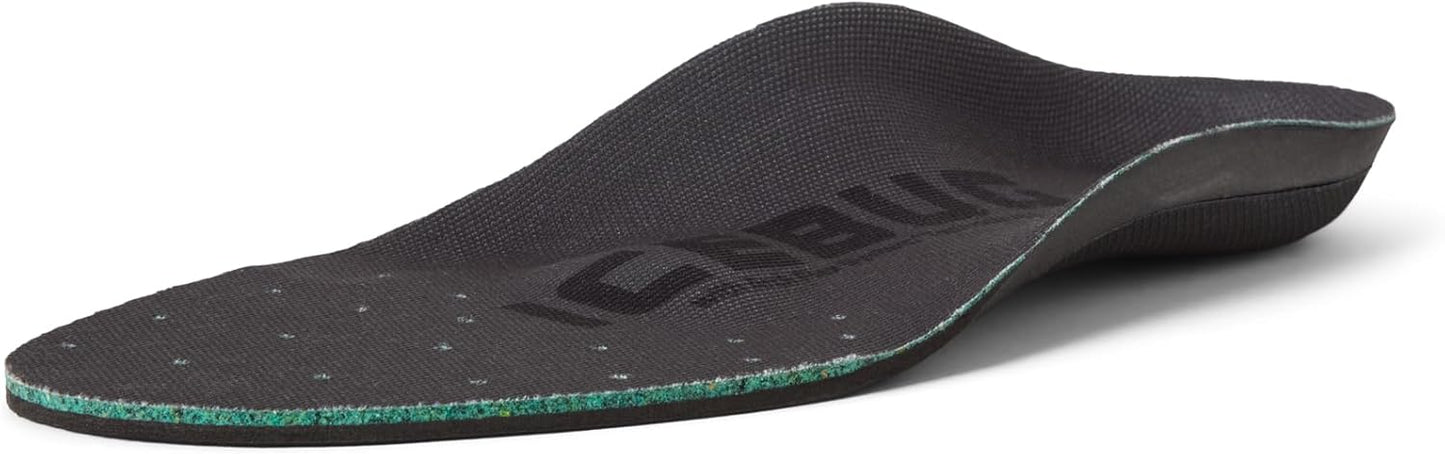 Icebug Comfort Insoles with Dynamic Arch Support, Charcoal High Arch, M 11