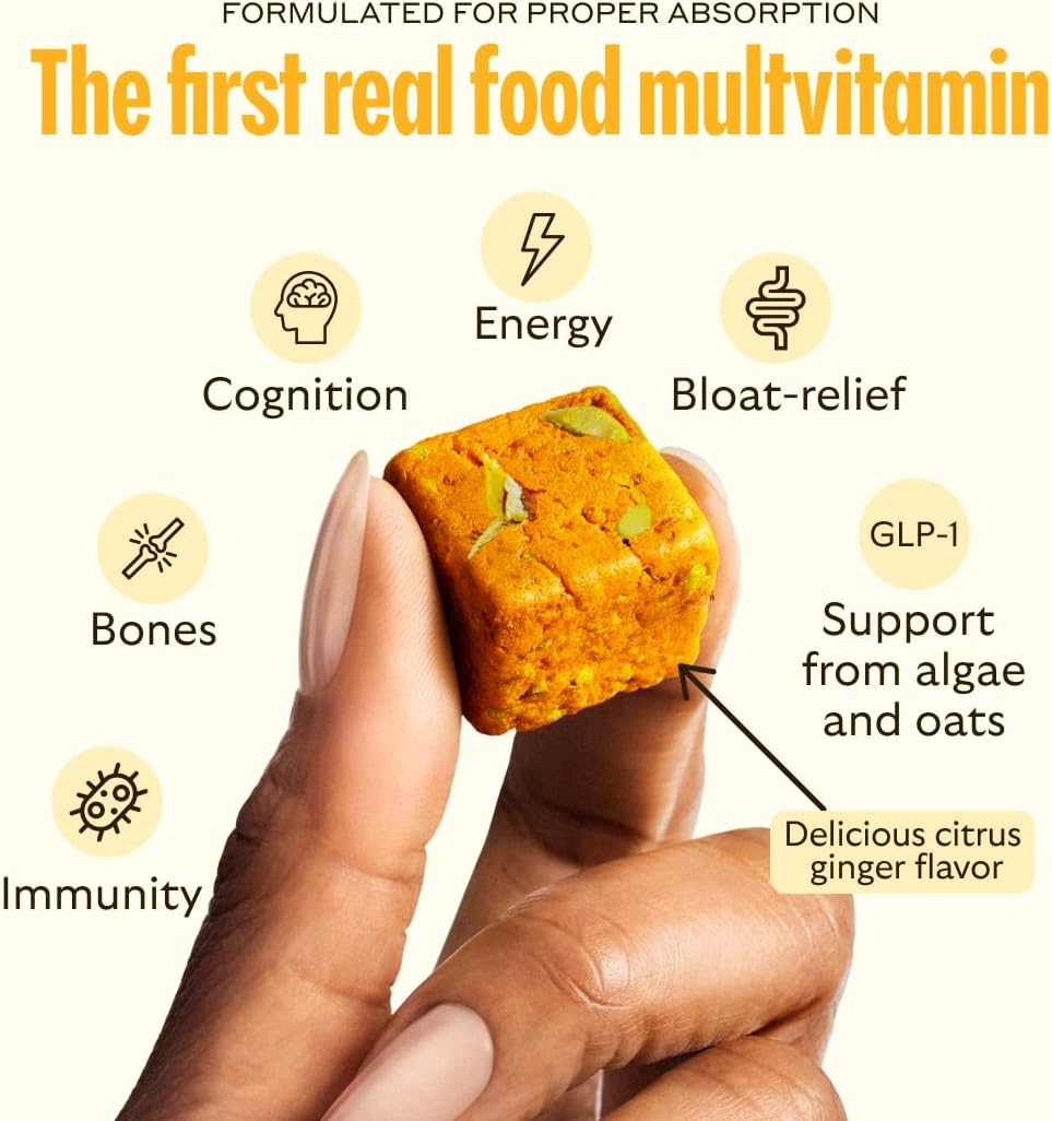 GEM Daily Superfood and Energy Support for Women & Men, Natural Whole Foods with Essential 20+ Whole-Food Vitamins, Minerals, superfoods, prebiotics, Clean Energy Variety Pack, 28 Servings