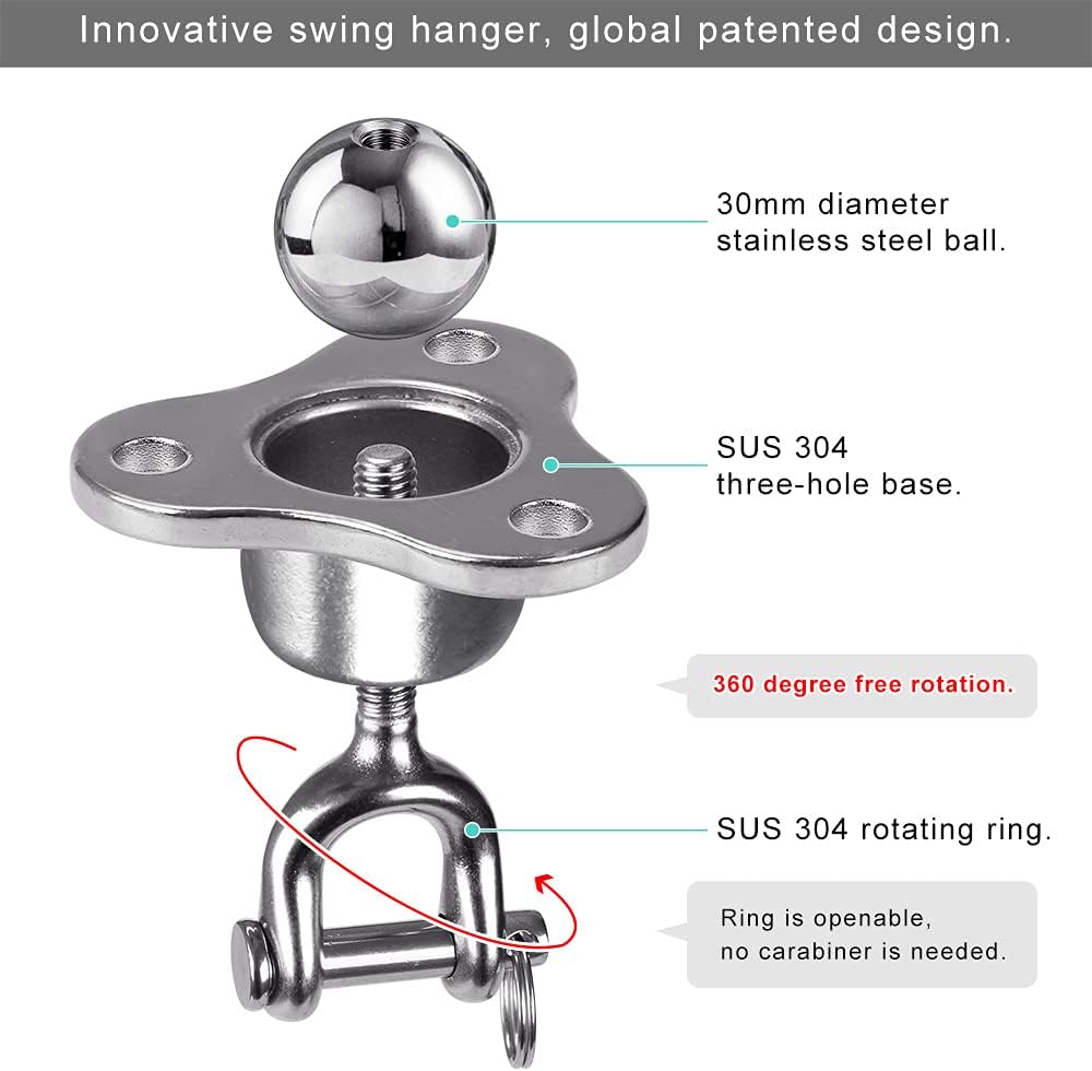 SELEWARE Boxing Punching Bag Hanger, Heavy Bag Hanger Bracket for Heavy Bag Boxing Muay Thai Training Hardware