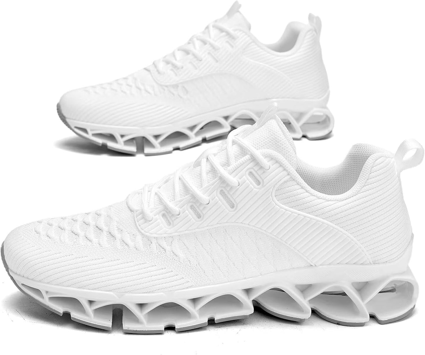 Men's Slip on Walking Running Shoes Blade Tennis Casual Fashion Sneakers Comfort Non Slip Work Sport Athletic Trainer
