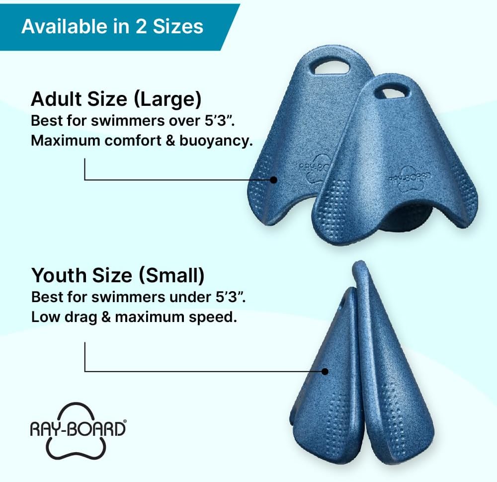 Swim Kickboard: Ergonomic for Comfort and Performance- Promotes Natural Swimming Position, Supportive Kick Board | Advanced Workout and Training Equipment for Pool