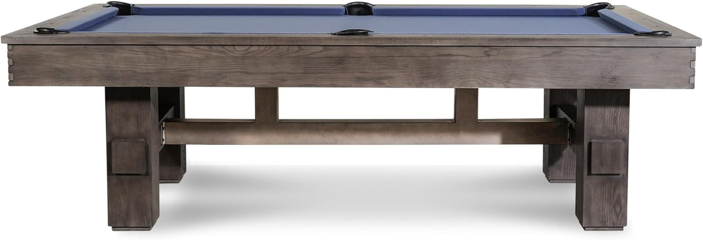 Nixon Billiards - Kemp Slate Billiard Pool Table - Grayson Gray/Weathered Slate - 7ft and 8ft