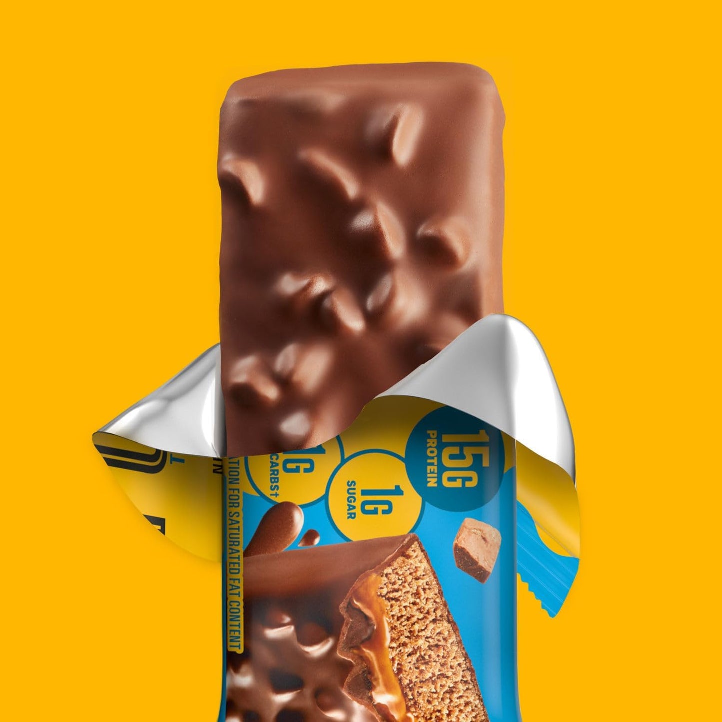 FULFIL Protein Snack Bars Flavored, Triple Chocolate, Gluten Free with 15g Protein, Pantry Staples, 12 Count