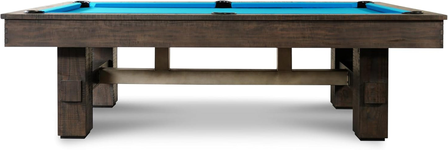 Nixon Billiards - Kemp Slate Billiard Pool Table - Grayson Gray/Weathered Slate - 7ft and 8ft