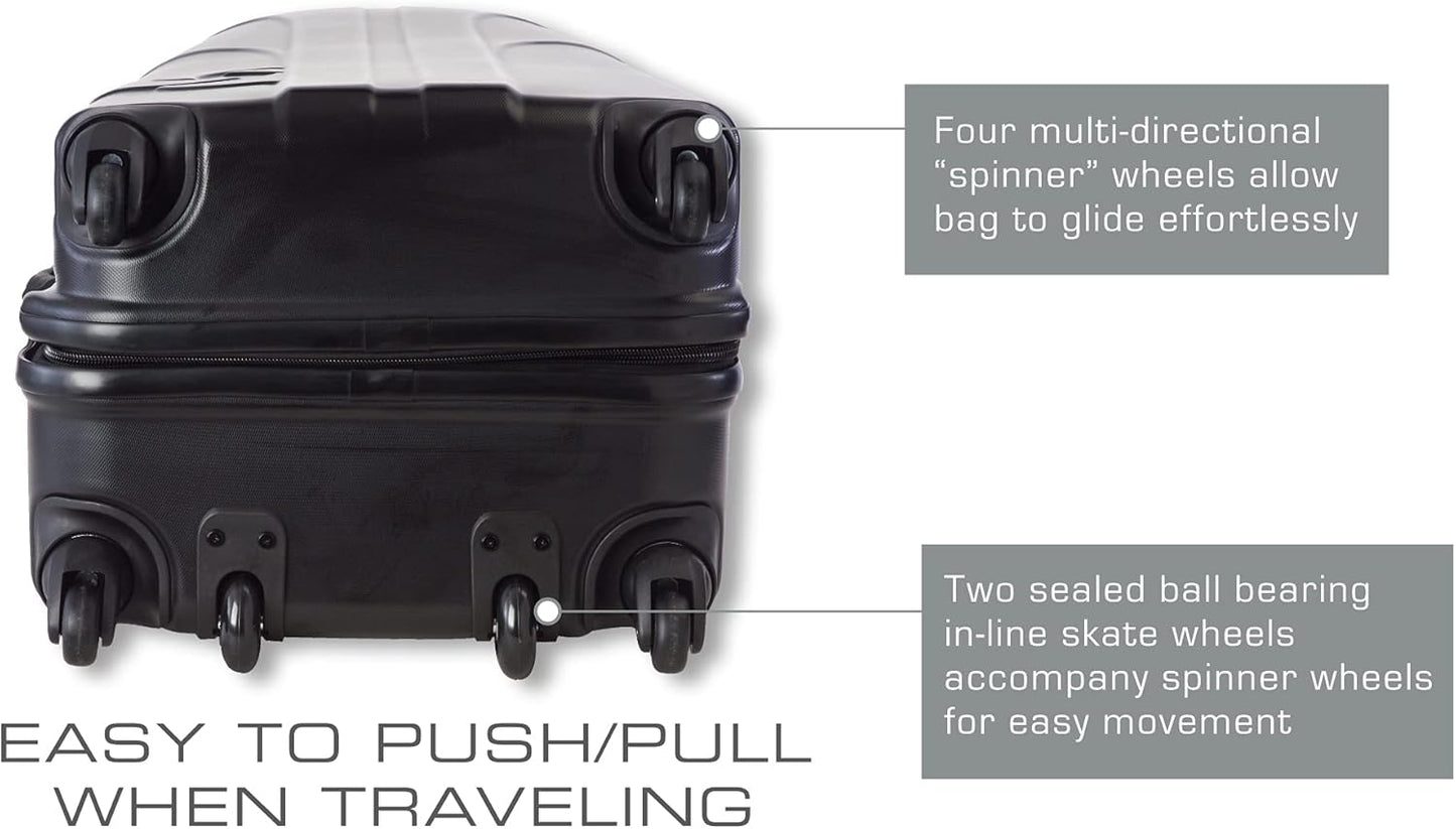 Samsonite Golf 6850 Hard Case Golf Travel Bag, Lightweight & Durable ABS Shell, Multi-Directional Wheels